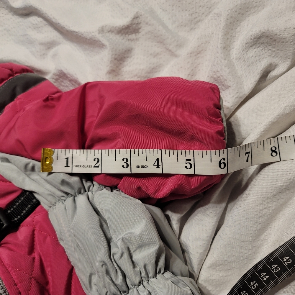 Nwot. Never Used.   Dog Parka Fuzzy Cozy Dog Jacket Pink Medium - Picture 7 of 15